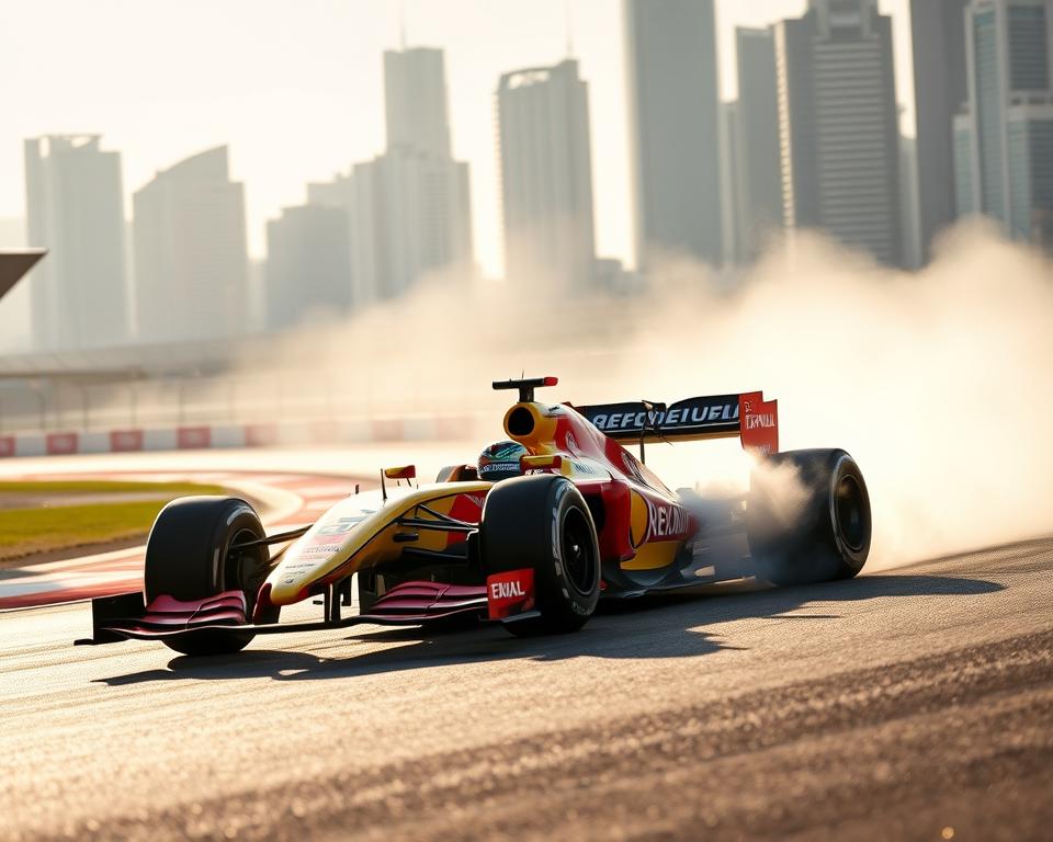 Alonso lidera treinos livres em Singapura com desempenho forte