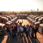 EJP 175 fecha fase inicial dos Trucks com celebração de Heim