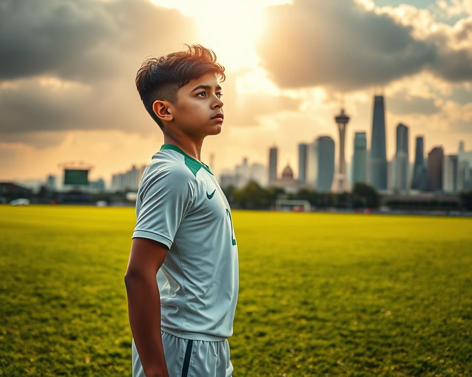 Jovem promessa do futebol brasileiro vira aposta mundial