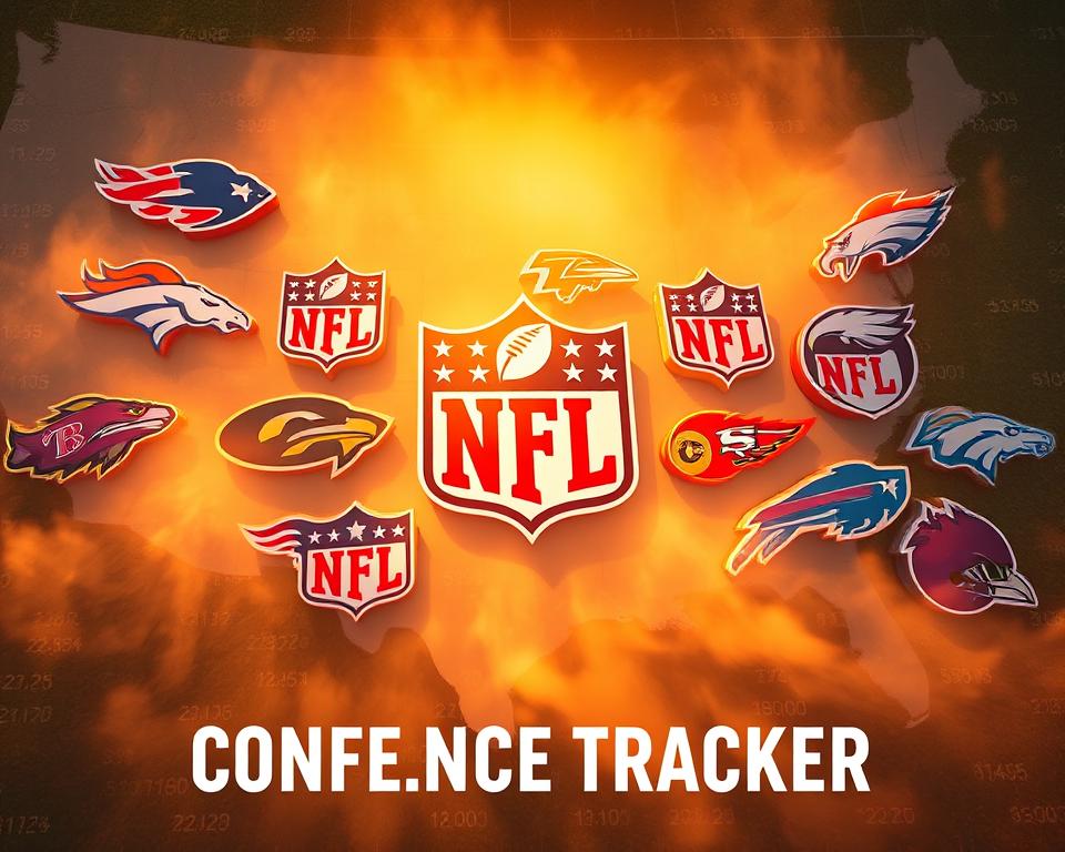 rastreador por conferência nfl 2025
